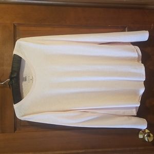 4/$15 NWT sz M Sonoma Everyday Tee blush pink gold sparkles